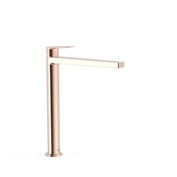 Tres 21180301op Project-tres Grifo Monomando Xxl Para Lavabo Oro Rosa 24k