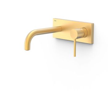 Tres 26230031om Study Pieza Vista Para Cuerpo Empotrado De Lavabo Color Oro Mate 24k