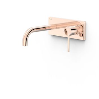 Tres 26230031op Study Pieza Vista Para Cuerpo Empotrado De Lavabo Color Oro Rosa 24k