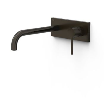 Tres 26230032kmb Study Pieza Vista Para Cuerpo Empotrado De Lavabo Color Negro Bronce