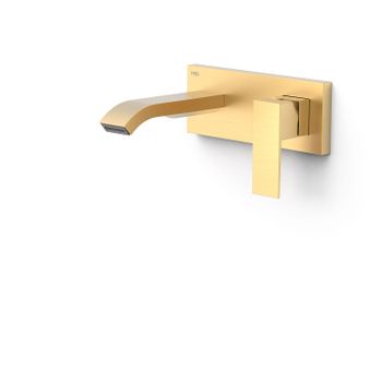 Tres 00630033om Cuadro Pieza Vista Para Cuerpo Empotrado De Lavabo Color Oro Mate 24k