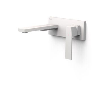 Tres 20230031bm Slim Pieza Vista Para Cuerpo Empotrado De Lavabo Color Blanco Mate