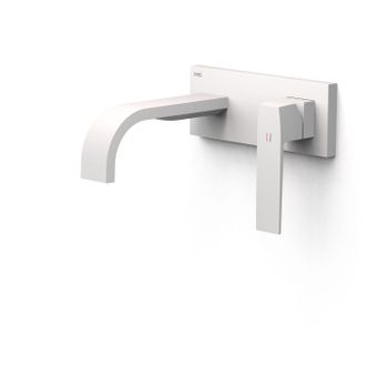 Tres 20230033bm Slim Pieza Vista Para Cuerpo Empotrado De Lavabo Color Blanco Mate