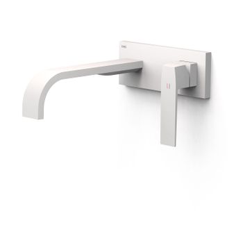 Tres 20230034bm Slim Pieza Vista Para Cuerpo Empotrado De Lavabo Color Blanco Mate