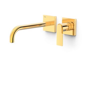 Tres 20030022or Loft Pieza Vista Para Cuerpo Empotrado De Lavabo Color Oro 24k