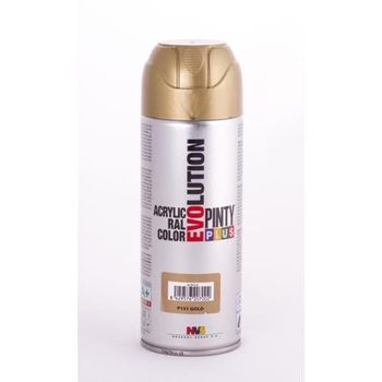 Pintura Spray Pinty Plus Oro Brillante Ev151 520ml