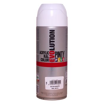 Pintura Spray Acrilico Blaco Satinado 400ml