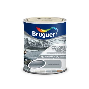 Pintura Plástica Escandinavia Gris Suave 750 Ml - Colores Del Mundo - 5246658..