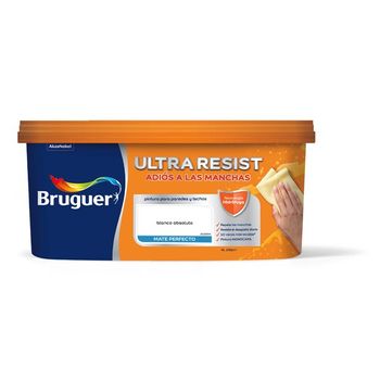 Pintura Plastica Mate Antimoho 4 Lt Blanco Bruguer con Ofertas en