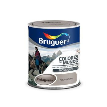 Pintura Plástica Patagonia Gris Perla Suave - Colores Del Mundo - 5160741 - 750 Ml..