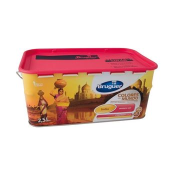 Pintura Plástica Kenia Fucsia Masai - Colores Del Mundo Contraste - 5160748 - 2,5 L..