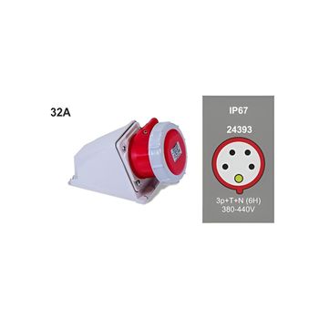 Base Ip67 3p+n+t 32a 400v Ip67