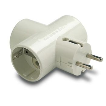 Adaptador Triple Tt Ceramico 1303. 1bl