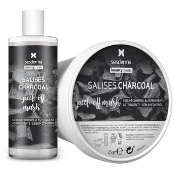 Sesderma Beauty Treats Salises Charcoal Peel-off Mascarillal 25 Gr + 75 Ml