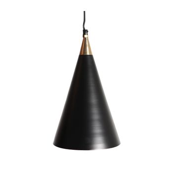 Lámpara De Techo De Hierro En Color Negro De 19x19x135cm