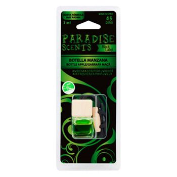 Per80205 - Perfumador Botella Blister Manzana Verde 7 Ml Paradise Scents.