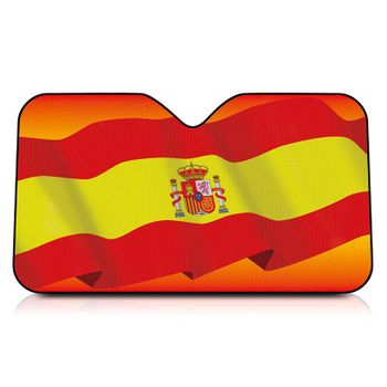 Int41113 Parasol Para Coche España Bandera 130x70.