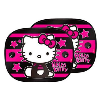 Cortinilla Lateral Para Coche Hello Kitty Kit4051 Infantil (44 X 36 Cm)(2 Pcs)