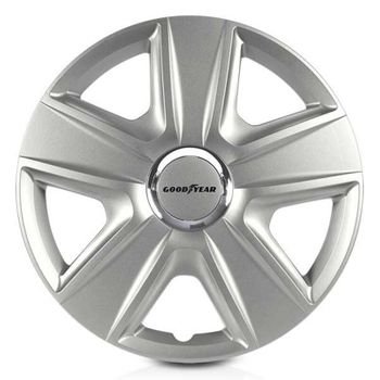 Tapacubos Goodyear Suzuka Plateado 14" (4 Uds)