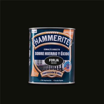 Esmalte Directo Sobre Hierro Y Óxido Hammerite Forja Negro 750ml