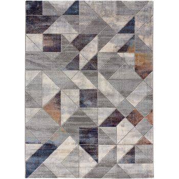 Alfombra Vintage En Poliéster - Atticgo - Nereida - Multicolor, 160x230 Cm