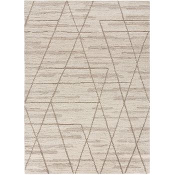 Alfombra De Estilo Escandinavo - Atticgo - Kish - Beige, 80x150 Cm