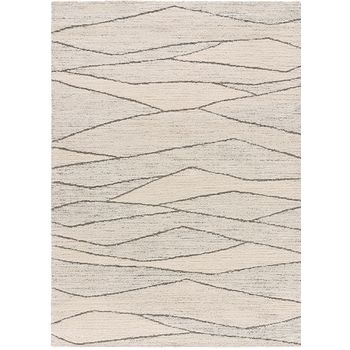 Alfombra De Estilo Escandinavo - Atticgo - Kish - Gris, 80x150 Cm