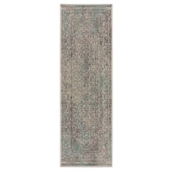 Alfombra De Exterior Vintage - Atticgo - Lucca - Multicolor, 65x200 Cm