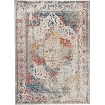 Alfombra Vintage - Atticgo - Balaki - Multicolor, 120x170 Cm