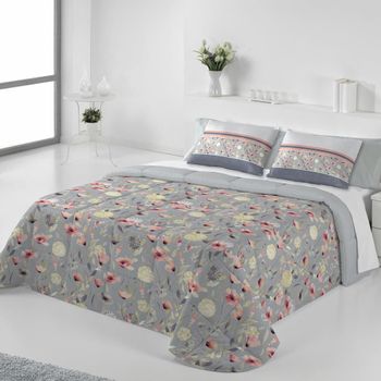 Relleno Nórdico 300gr Bicolor Reversible Cama 150/160cm 240x220cm Aqua /  Gris Donegal Collections con Ofertas en Carrefour