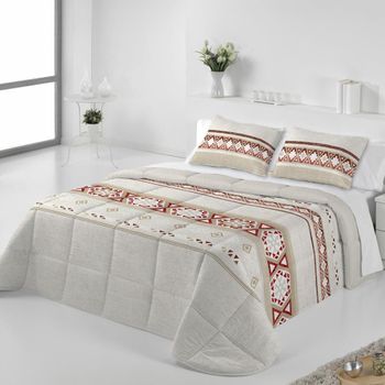 Edredón Conforter Toledo Beige Para Cama De 150 Cm con Ofertas en Carrefour