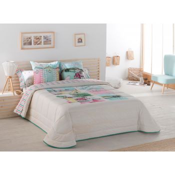 Colcha Bouti Life Color Unico Cama De  105 Cm.