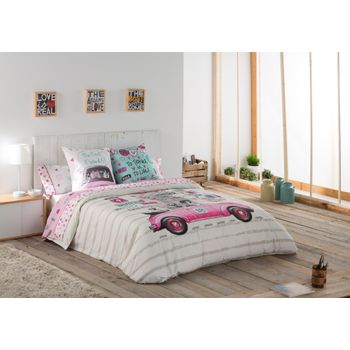 Funda Nordica Infantil/juvenil Jorge Pink Cama De 105 con Ofertas en  Carrefour