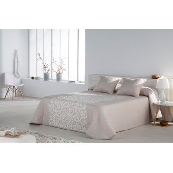 Colcha Pique Modelo Lido Beige Cama 150 Cm. con Ofertas en Carrefour