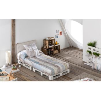 Juego De Sábanas Invierno Franela 100% Algodón Isabella Para Cama De 135  Gris con Ofertas en Carrefour