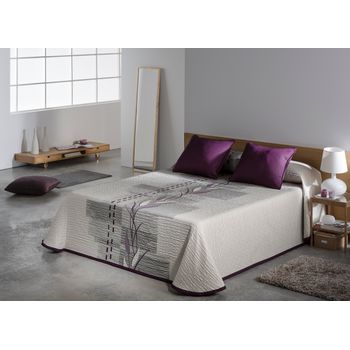 Colcha De Pique Modelo Zen Color 402 Cama De 135 Cm.