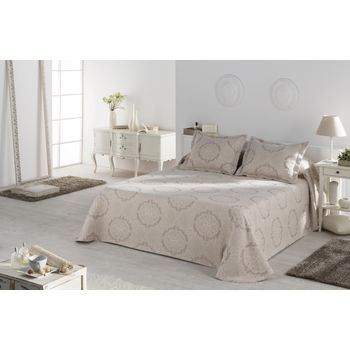 Colcha Pique Modelo Samba Malva Cama 180 Cm. con Ofertas en Carrefour