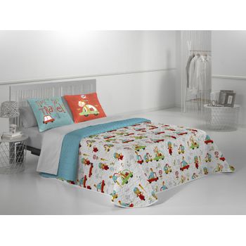 Colcha Bouti Traffic Color Unico Cama De 90 Cms.