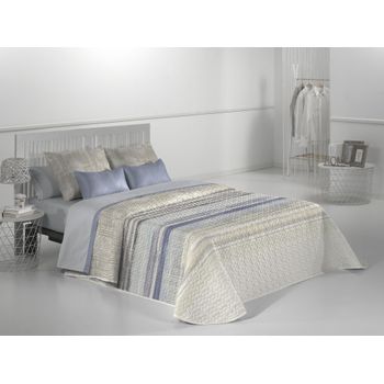 Colcha Bouti Queens Turquesa Cama De 80 Cms.