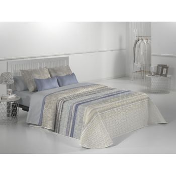 Colcha Bouti Queens Color Malva Cama De 90 Cms.