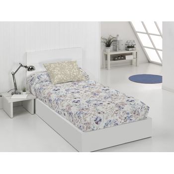 Juego De Sábanas Cuatro Piezas Coralina Milos Cama 150 Cm Azul con