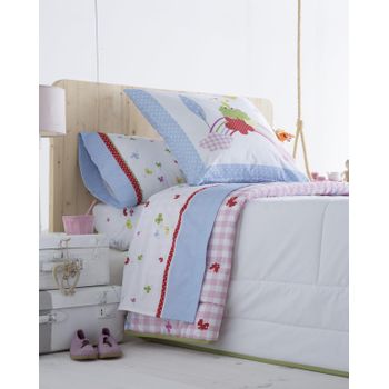 Juego De Sábanas Infantil  3 Piezas Magic 100% Algodón Para Cama De 105 Cm