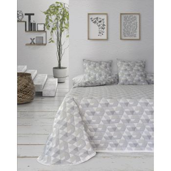 Colcha Pique Modelo Samba Malva Cama 135 Cm. con Ofertas en Carrefour