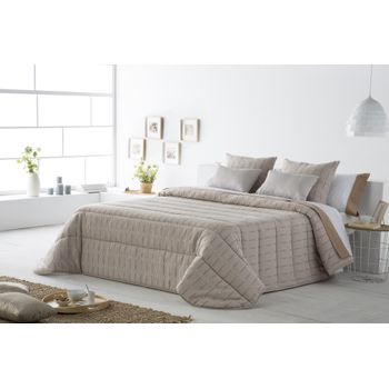 Donegal Collections - Edredon Nordico Estampado Reversible Cama 135/140 cm  Dibly, Color Beige. Edredón de Fibra 300 gr/m2. Ligero y Calentito, Tacto  Suave y Transpirable : : Hogar y cocina