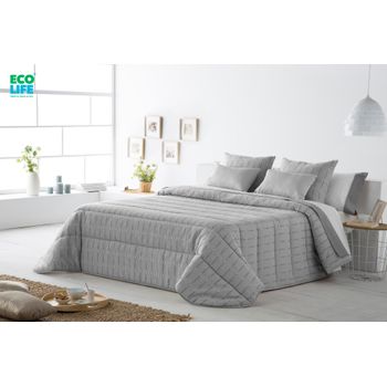 Colcha Bouti Para Cama Invierno. Colcha Cubre Cama Darling. Cama 150. Color  Gris con Ofertas en Carrefour