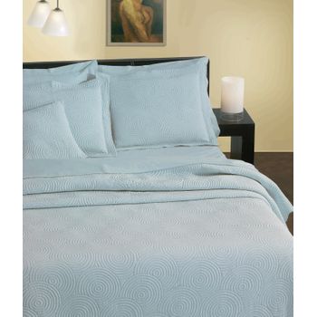 Colcha Bouti Para Cama Invierno. Colcha Cubre Cama Dancing. Cama 90. Color Azul