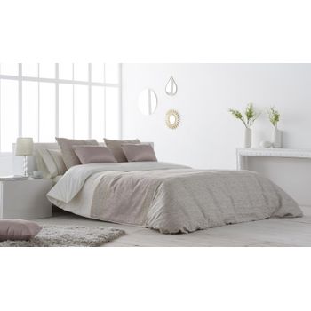 FUNDA NÓRDICA MALIK CAMA DE 90 CM BEIGE