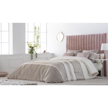 Colcha Edredón Invierno + Cojines Terciopelo Sándalo Beige Cama 90cm  180x260cm Donegal Collections con Ofertas en Carrefour