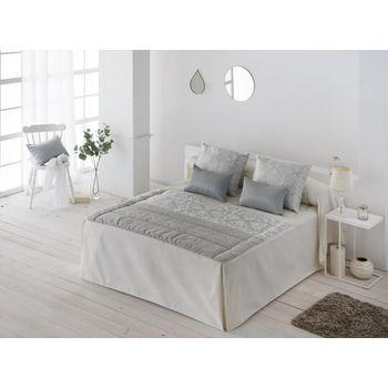 Colcha Bouti Estampada + Cojines Reversible Dots Cama 90cm 180x260cm con  Ofertas en Carrefour