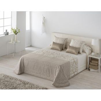 Colcha Lisa + Cojines Acolchada Cama 135 Blanco 235x260cm con Ofertas en  Carrefour